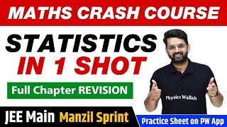 STATISTICS in One Shot  Full Chapter Revision  Class 12  JEE Main [upl. by Drandell206]