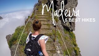 The 5 best hikes of Madeira  World Wanderista [upl. by Ayekahs]