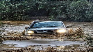 Crazy Drivers Compilation ● Off Road Cars Crossing Extreme Heavy River Flooding  Car Crossing River [upl. by Monafo]