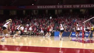 2013 Wisconsin Volleyball Highlights [upl. by Dixie]