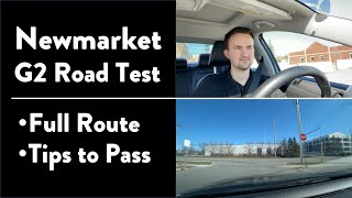 Newmarket G2 Road Test  Full Route amp Tips on How to Pass Your Driving Test [upl. by Ahsem]