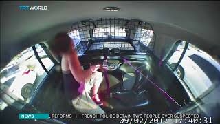 Arrested woman in US steals cop car after escaping from handcuffs [upl. by Sublett]