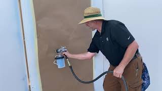 Graco HVLP Fine Finish Sprayer Demo [upl. by Fahland]