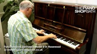 Fully Restored 1924 Bechstein Model 8 in Rosewood  The Piano Shop Bath [upl. by Mckay]