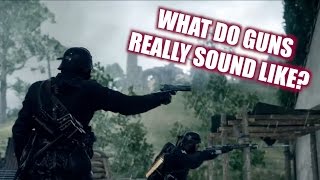 What do guns really sound like  Waveform [upl. by Patin]