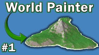 🗺️ World Painter Tutorial  1  How to Make Custom Maps in Minecraft [upl. by Moreville643]