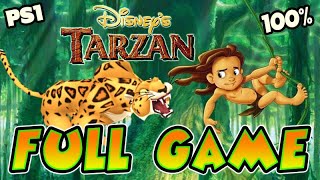 Disneys Tarzan 100 FULL GAME Longplay PS1 N64 PC [upl. by Drewett]