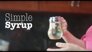 QUICK AND EASY How To Make Simple Syrup [upl. by Zippel]