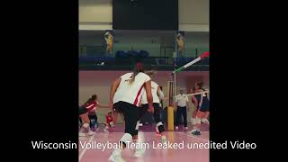 Wisconsin Volleyball Team Leaked unedited Video1 [upl. by Leahcin662]