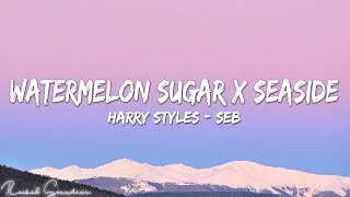 Harry Styles  SEB  Watermelon Sugar x Seaside Lyrics [upl. by Eelarbed]