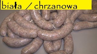 Kiełbasa Biała Chrzanowa  ogrodnika 🍖 [upl. by Kcirednek]