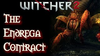 The Witcher 2 The Endrega Contract Cocoon and Queen Locations  Combat Tips [upl. by Enelyt477]