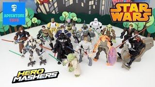 Star Wars Hero Mashers Collection  Toy Review [upl. by Eniortna729]