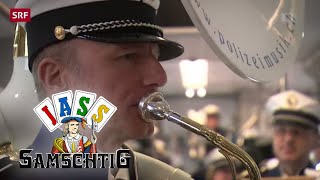 Polizeimusik ZürichStadt Hit Medley  SamschtigJass  SRF [upl. by Yemrots582]