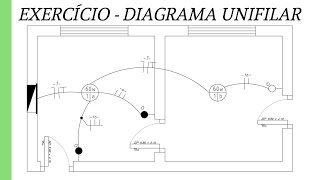 Exercício 1  Diagrama Unifilar [upl. by Nanice]