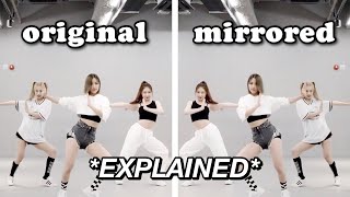 what does MIRRORED mean  KPOP DANCE PRACTICES amp TUTORIALS EXPLAINED [upl. by Cocks]