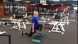 Split Squat Front Foot Elevated [upl. by Sinnel]