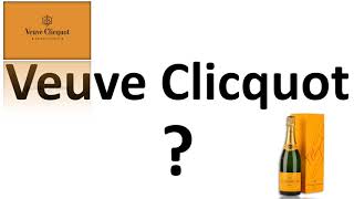 How to say Veuve Clicquot CORRECTLY French Champagne Pronunciation [upl. by Geerts]