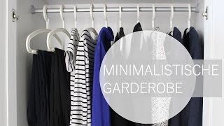 Meine minimalistische Garderobe Capsule Wardrobe [upl. by Orimisac]