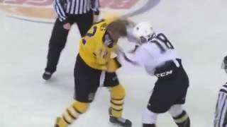 Absolutely unreal fight from the QMJHL this year [upl. by Vaclav280]