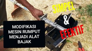 Cara Pasang Alat Bajak di Mesin Rumput [upl. by Ydroj]