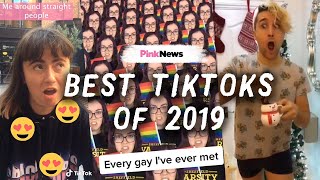 Best gay TikToks of 2019 PinkNews funny LGBT memes [upl. by Eseela]