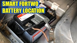 Smart Fortwo battery location [upl. by Naed224]