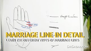 ✔ Different Types of MARRIAGE Lines  Palmistry amp Palm Reading [upl. by Audsley]