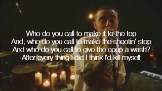 Mac Miller  Objects In The Mirror Lyrics On Screen  RIP Mac Miller [upl. by Ecirtra230]