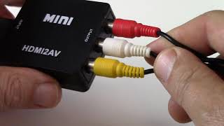 How to Convert HDMI to RCA [upl. by Asilam]