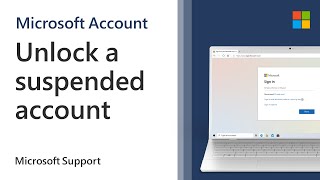 How to unlock a suspended Microsoft account  Microsoft [upl. by Guglielmo]