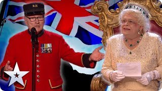 BEST OF BRITISH Featuring THE QUEEN  Britains Got Talent [upl. by Noellyn]