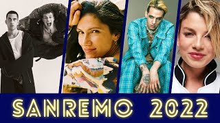 TUTTE LE CANZONI DI SANREMO 2022 [upl. by Salomo]