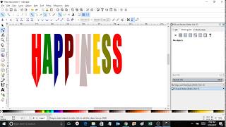 How to Change Font Size Colors and Text Design in Inkscape [upl. by Herriott]