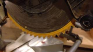 Change a Dewalt DWS780 Miter Saw Blade [upl. by Bel289]