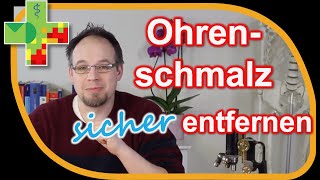 Ohrenschmalz sicher und schonend entfernen [upl. by Bose137]