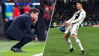 The Day Cristiano Ronaldo Silenced Diego Simeone [upl. by Nalda]