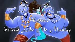 Aladdin Friend Like Me Mashup Robin Williams Will Smith Annapantsu [upl. by Marlea178]