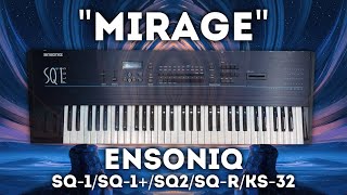 Ensoniq SQ1  quotMiragequot Soundset 80 Presets [upl. by Malliw643]