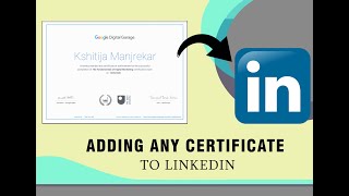 How to add  upload ANY certificate to LINKEDIN 2020 [upl. by Conlan]