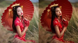 How I Add Warm Tones and More Contrast Photoshop Tutorial [upl. by Redmond]