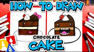 How To Draw Funny Chocolate Cake [upl. by Crowell]