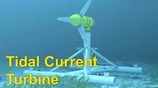 Ocean Energy  Tidal Current Turbine [upl. by Cassidy373]