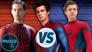 Tobey Maguire vs Andrew Garfield vs Tom Holland as SpiderMan [upl. by Corel103]