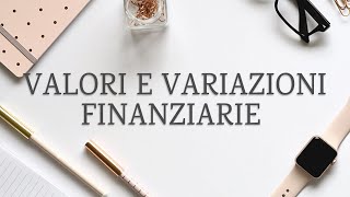 Valori e variazioni finanziarie  Economia Aziendale per tutti [upl. by Benn]