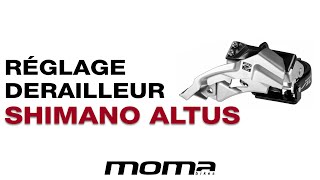 Réglage derailleur Shimano Altus [upl. by Ahsienal845]