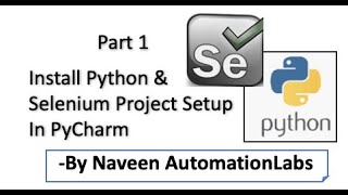 Selenium WebDriver With Python  Installation amp First Code  Part 1 [upl. by Naujd]