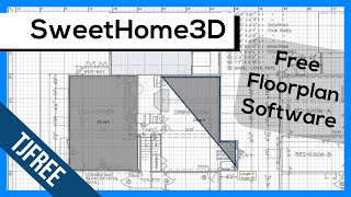 SweetHome3D  Free Floorplan Drawing Software [upl. by Olwen224]