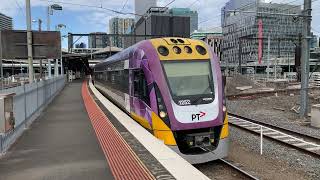 VLine VL52 Departing Southern Cross Station to Shepparton  HORN SHOW [upl. by Publea]