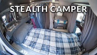 Ultimate Stealth Camper Van Tour  Nissan NV200 SelfConverted Build Walkthrough [upl. by Eisinger]